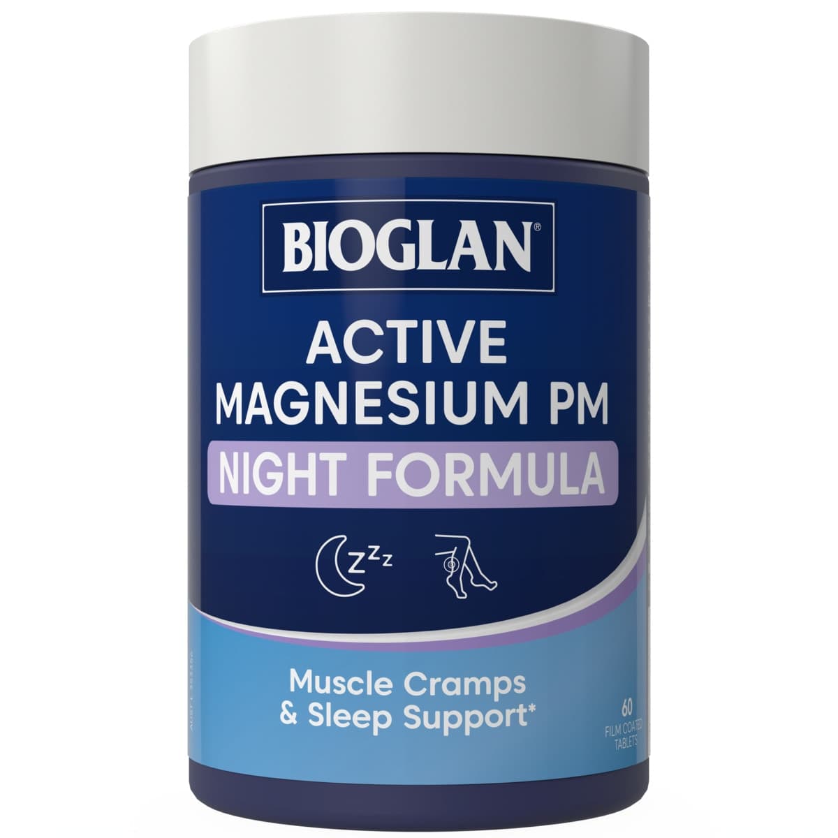 Bioglan Active Magnesium PM Night Formula 60 Tablets