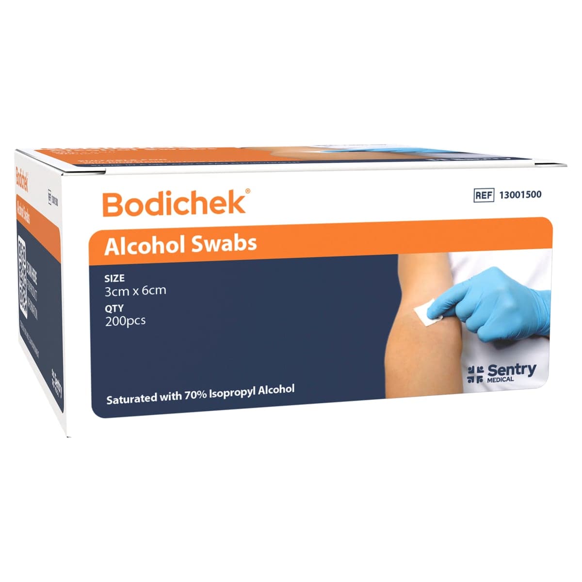 Bodichek Individual Alcohol Swabs 200 Pack