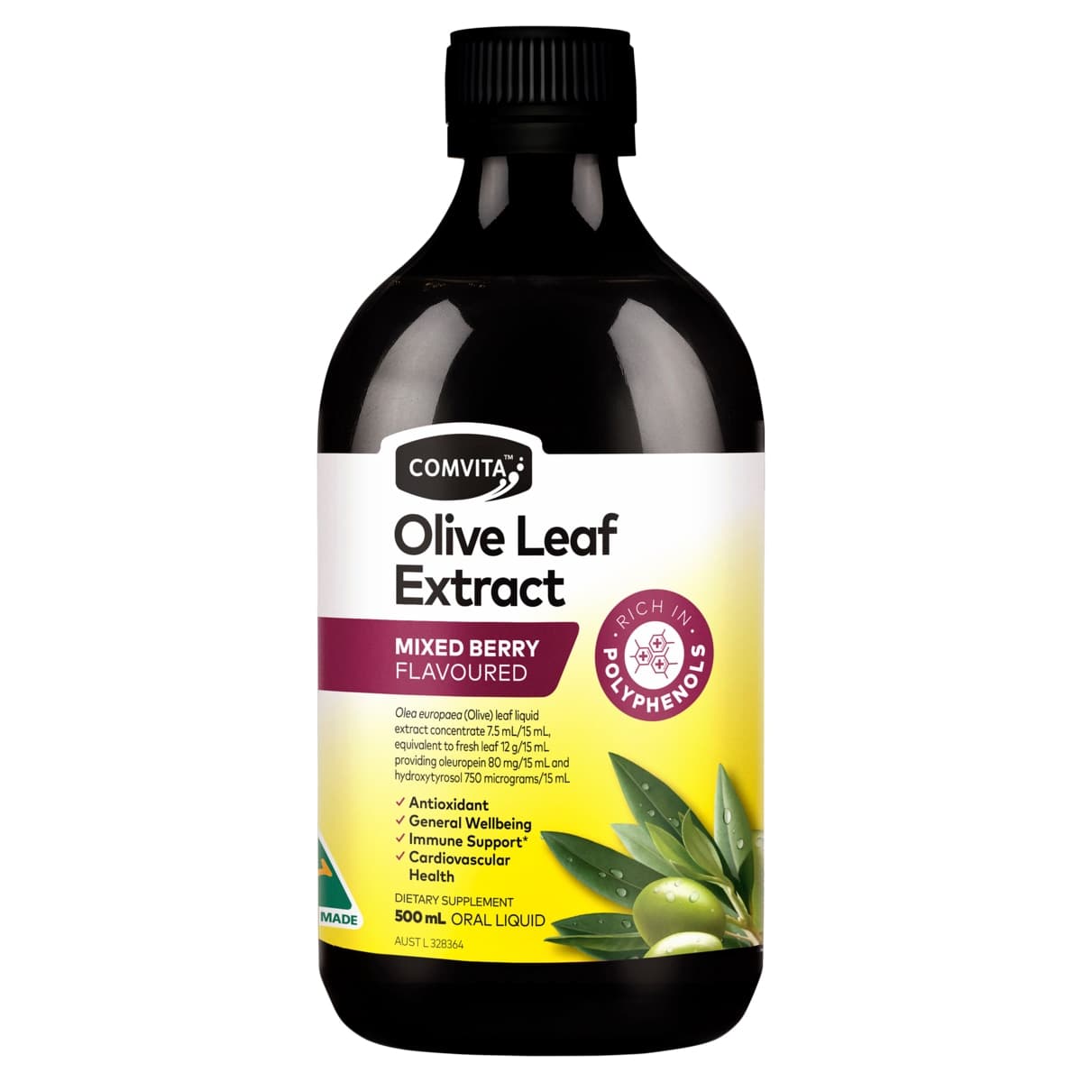 Comvita Olive Leaf Extract Mixed Berry 500ml