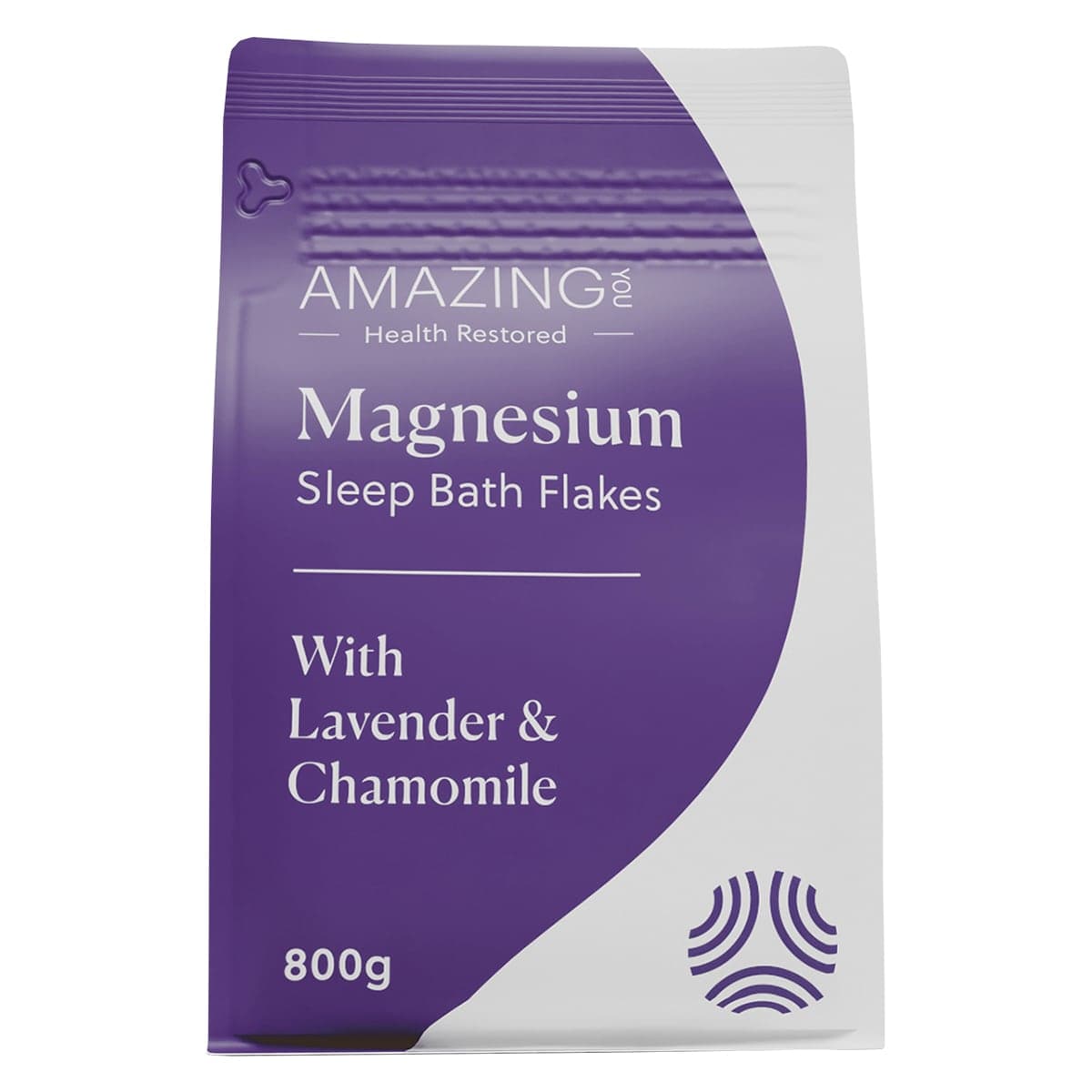 Amazing Oils Magnesium Sleep Bath Flakes Lavender & Chamomile 800g