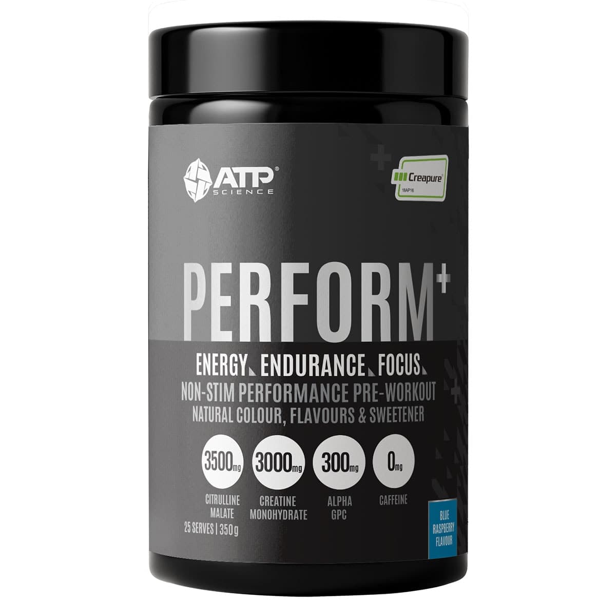 ATP Science Perform+ Pre-Workout Blue Raspberry 350g