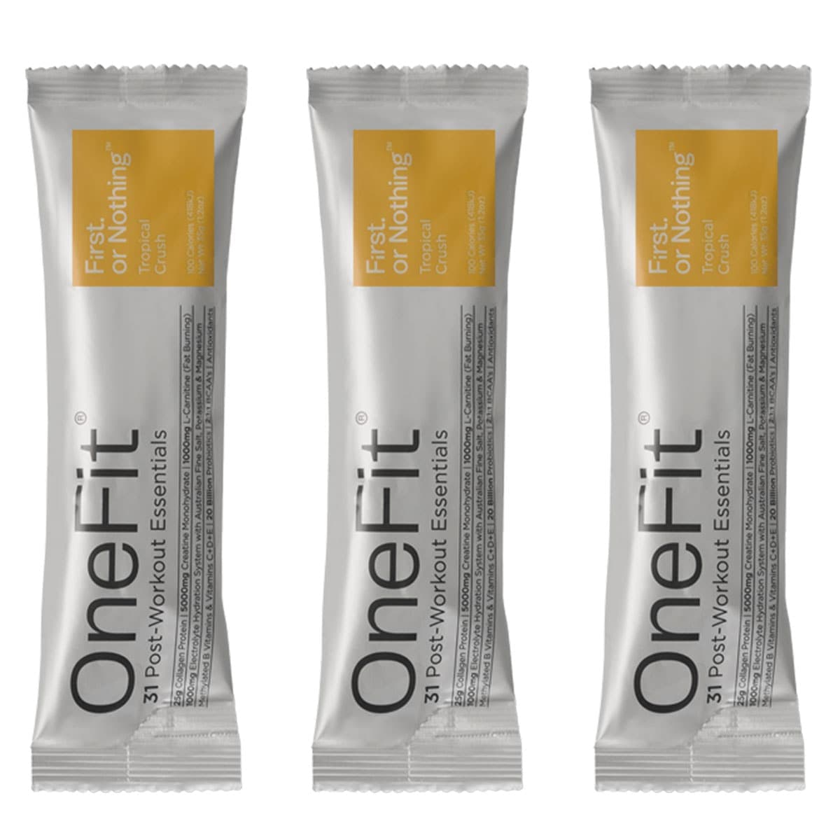 OneFit Post-Workout Recovery Tropical Crush 20 x 35g Sachets