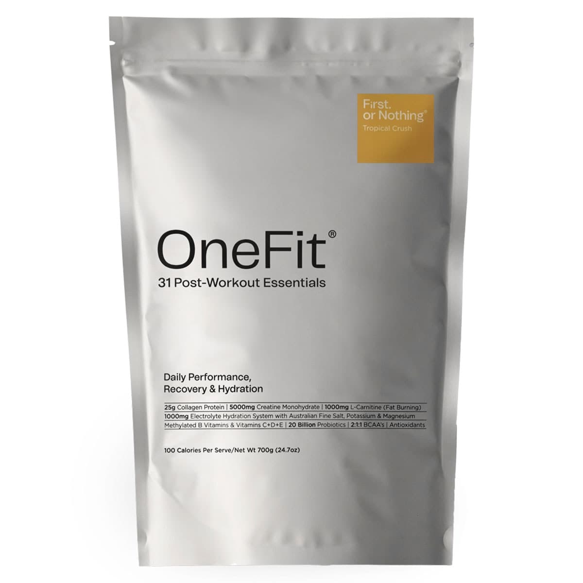 OneFit Post-Workout Recovery Tropical Crush 700g Pouch