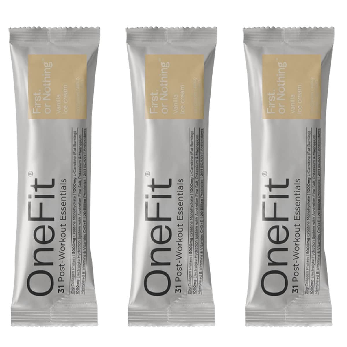 OneFit Post-Workout Recovery Vanilla Icecream 20 x 35g Sachets