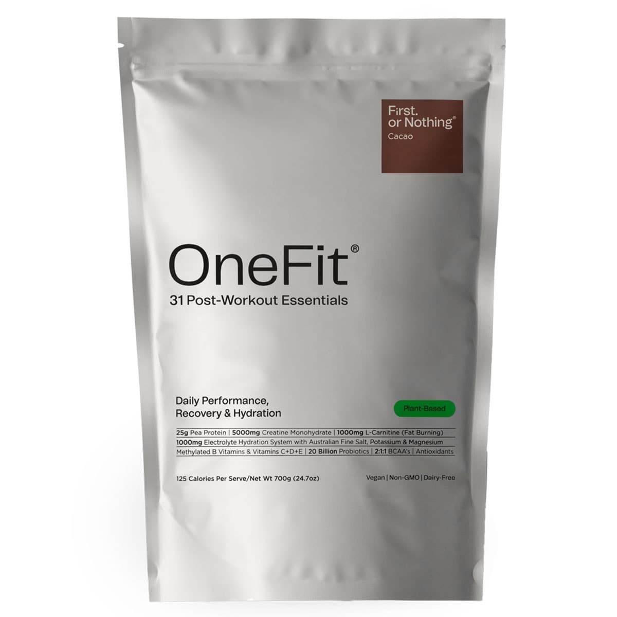 OneFit Vegan Post-Workout Recovery Cacao 700g Pouch