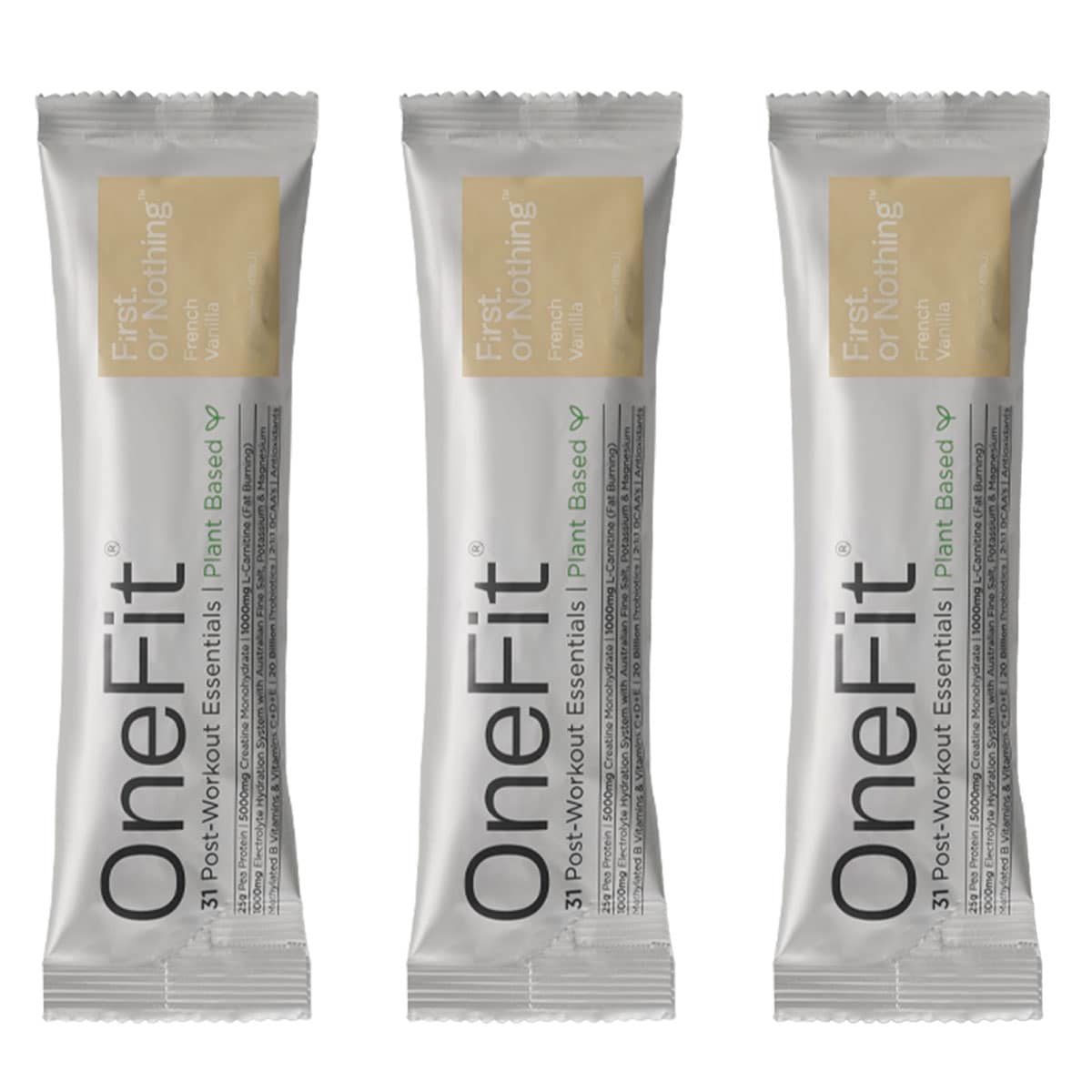 OneFit Vegan Post-Workout Recovery French Vanilla 20 x 35g Sachets