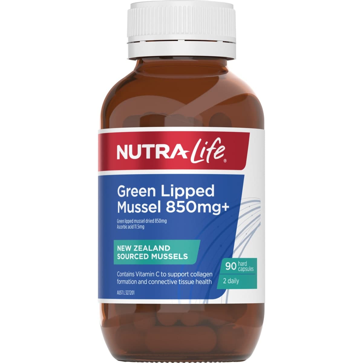 Nutra-Life Green Lipped Mussel 850mg+ 90 Capsules