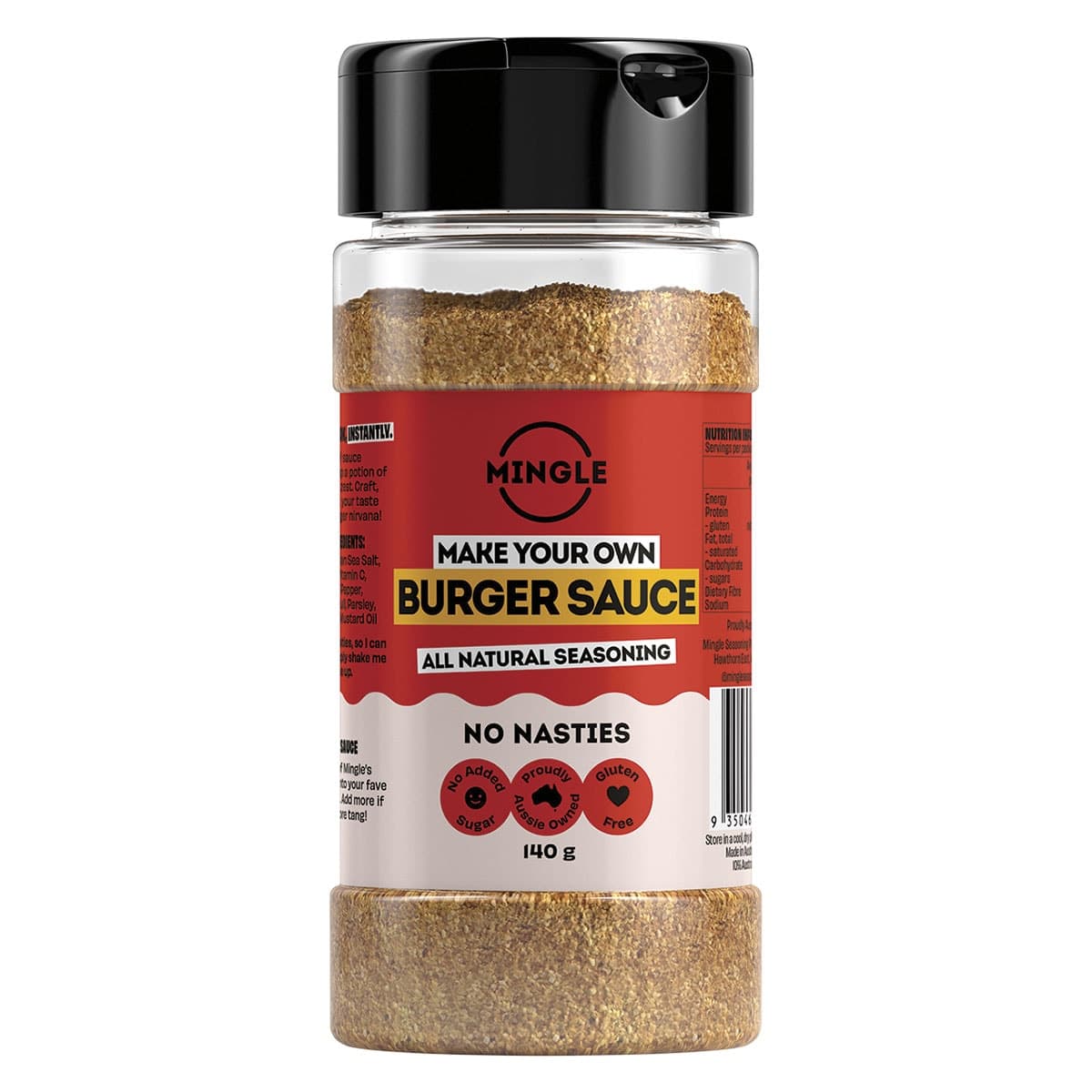 Mingle Burger Sauce All Natural Seasoning 140g
