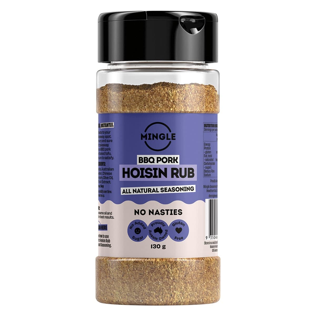 Mingle BBQ Pork Hoisin Rub All Natural Seasoning 130g