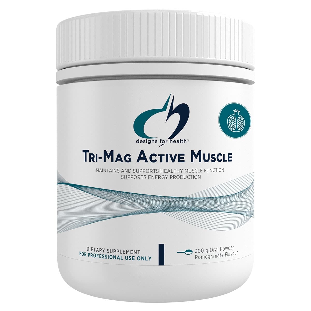 Designs For Health Tri-Mag Active Muscle Powder Pomegranate 300g