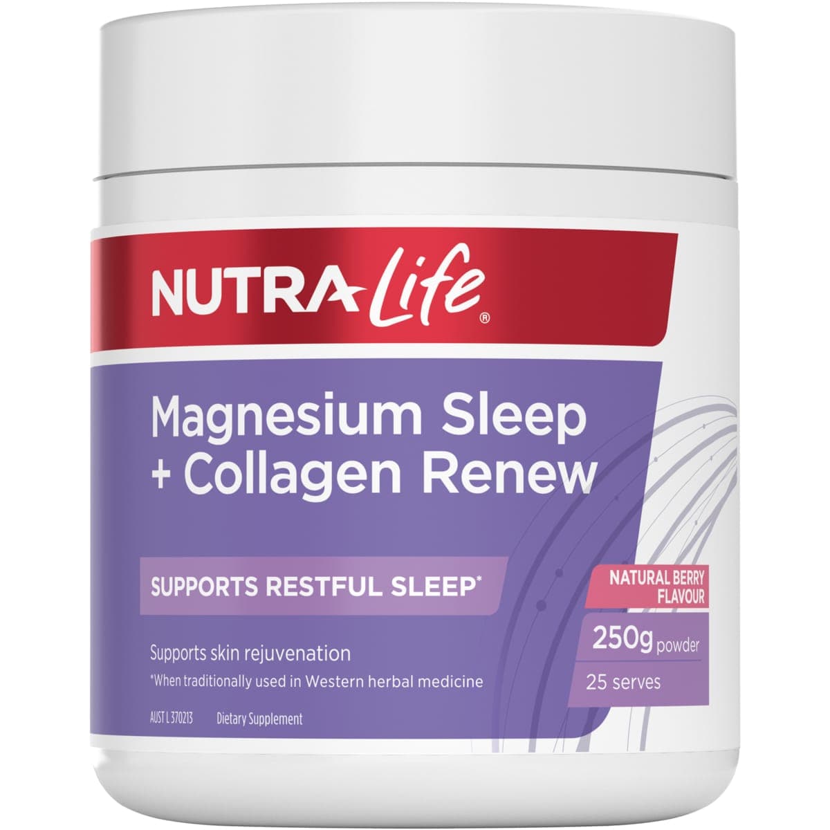 Nutra-Life Magnesium Sleep + Collagen Renew Powder 250g