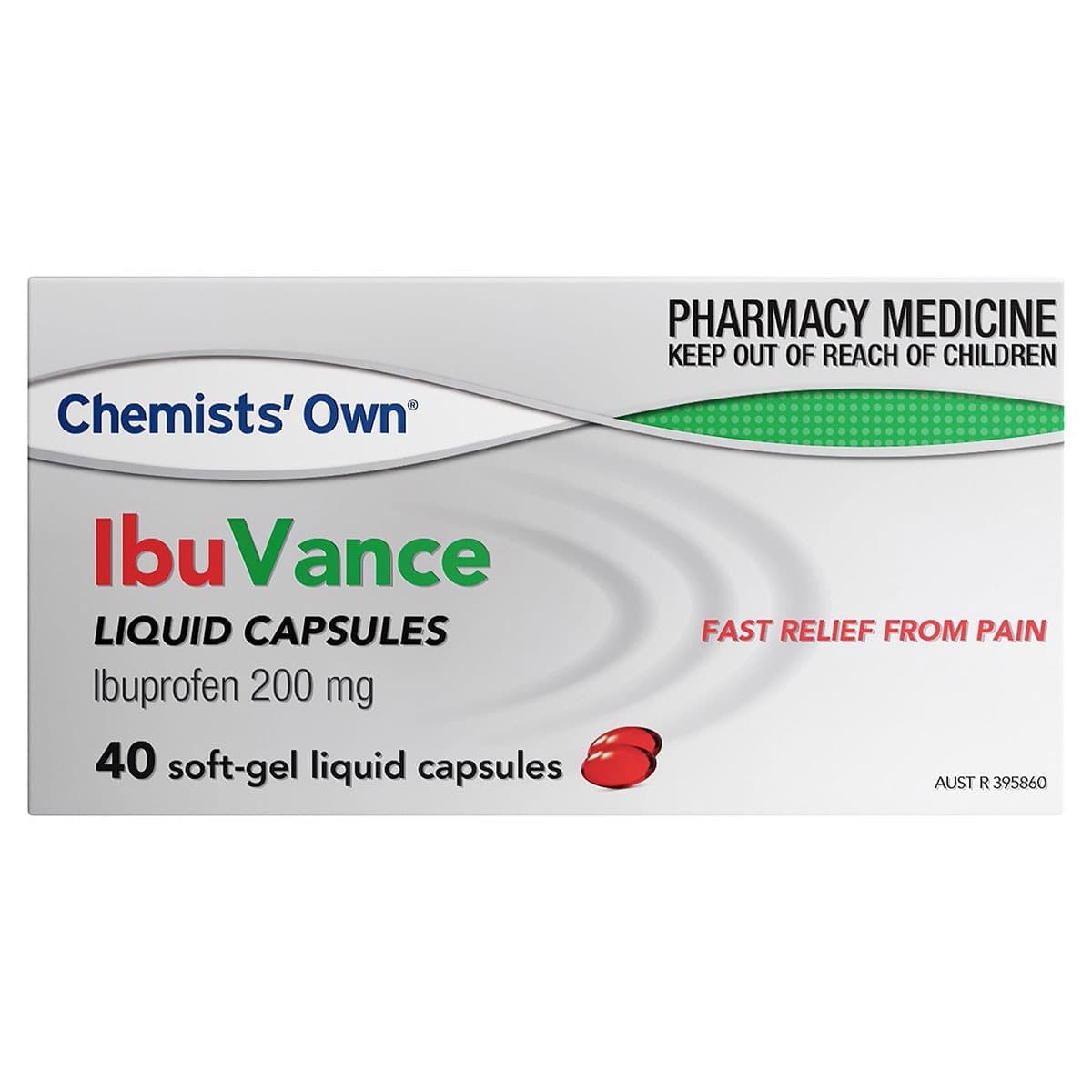 Chemists Own IbuVance 40 Liquid Capsules