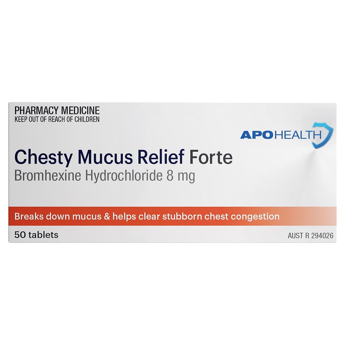 APOHEALTH Chesty Mucus Relief Forte 50 Tablets