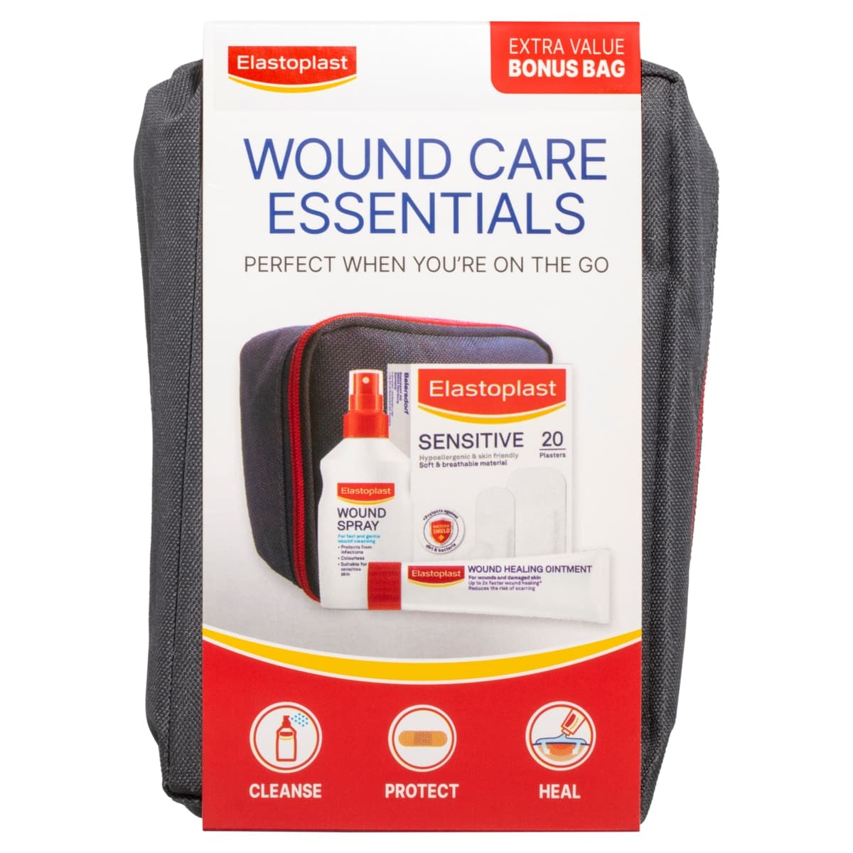 Elastoplast Wound Care Essentials with Bonus Bag