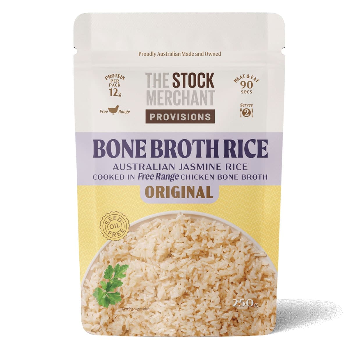 The Stock Merchant Original Bone Broth Rice 250g