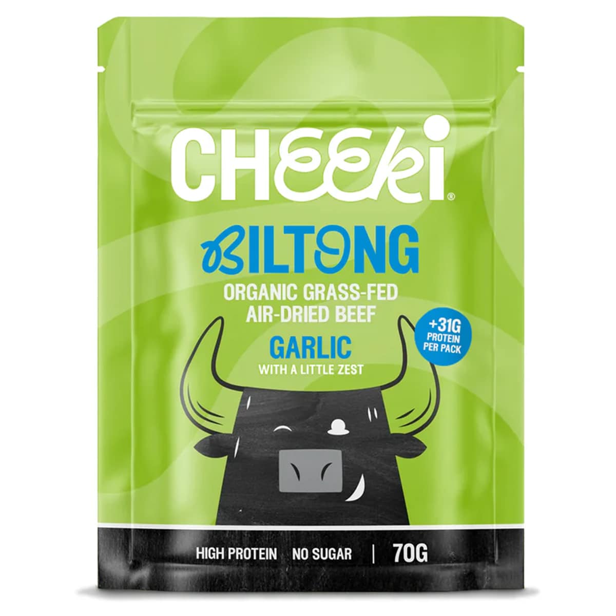 Cheeki Biltong Garlic 70g