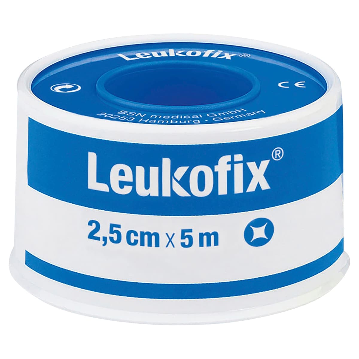 Leukofix Hypoallergenic Transparent Tape 2.5cm x 5m 1 Roll