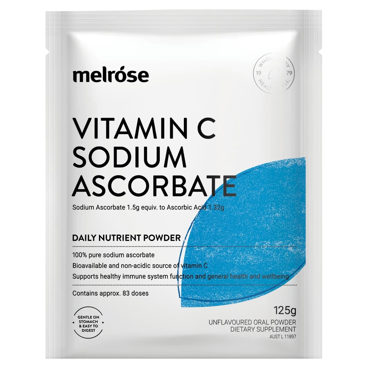 Melrose Vitamin C Sodium Ascorbate Powder 125g