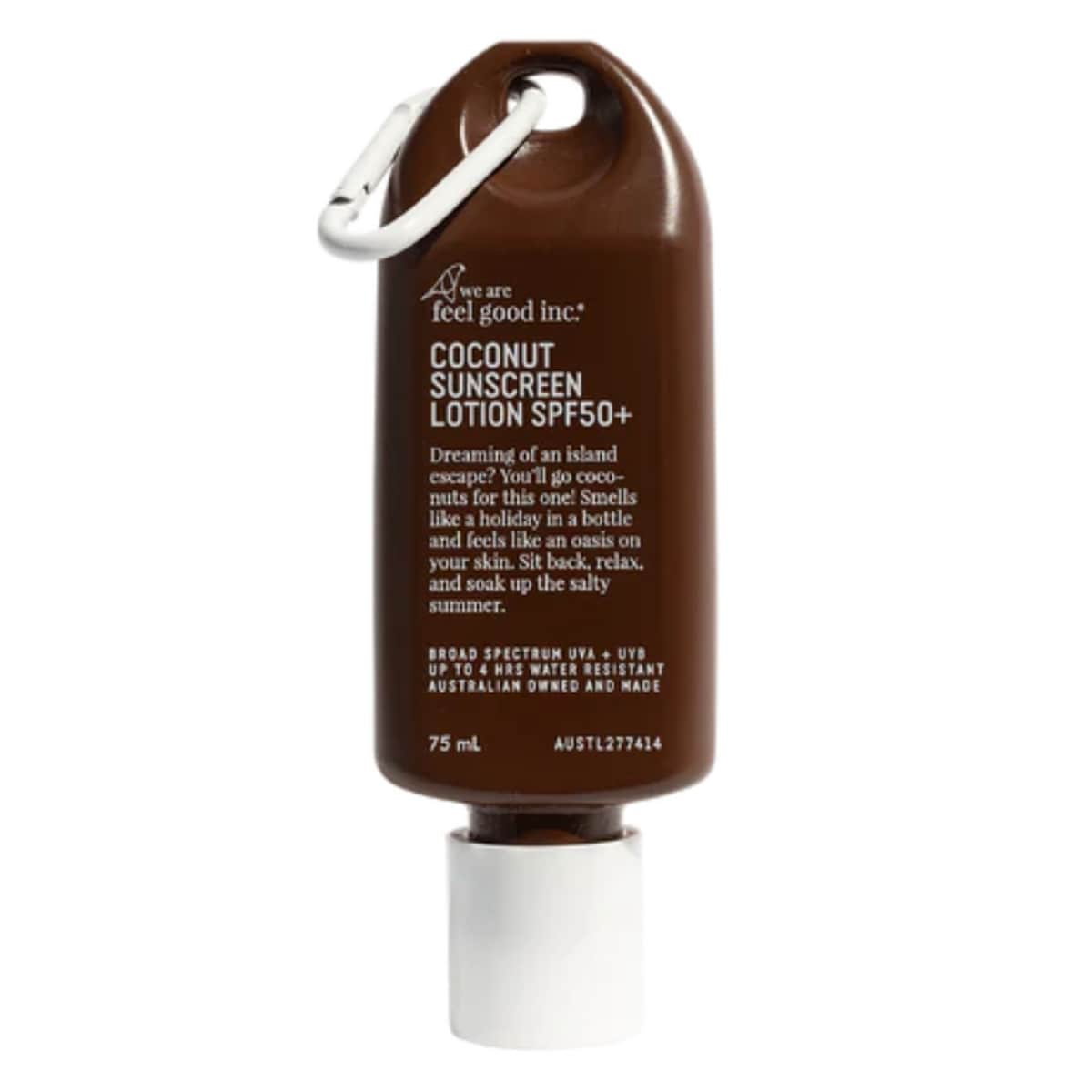 We Are Feel Good Inc. Coconut Sunscreen Lotion SPF50+ 75ml