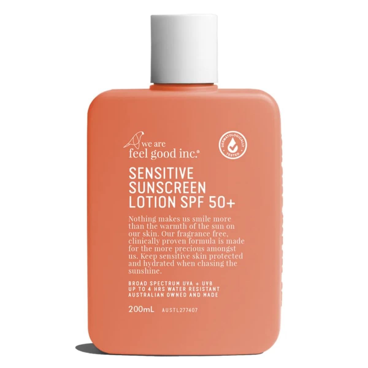 We Are Feel Good Inc. Sensitive Sunscreen Lotion SPF50 200ml