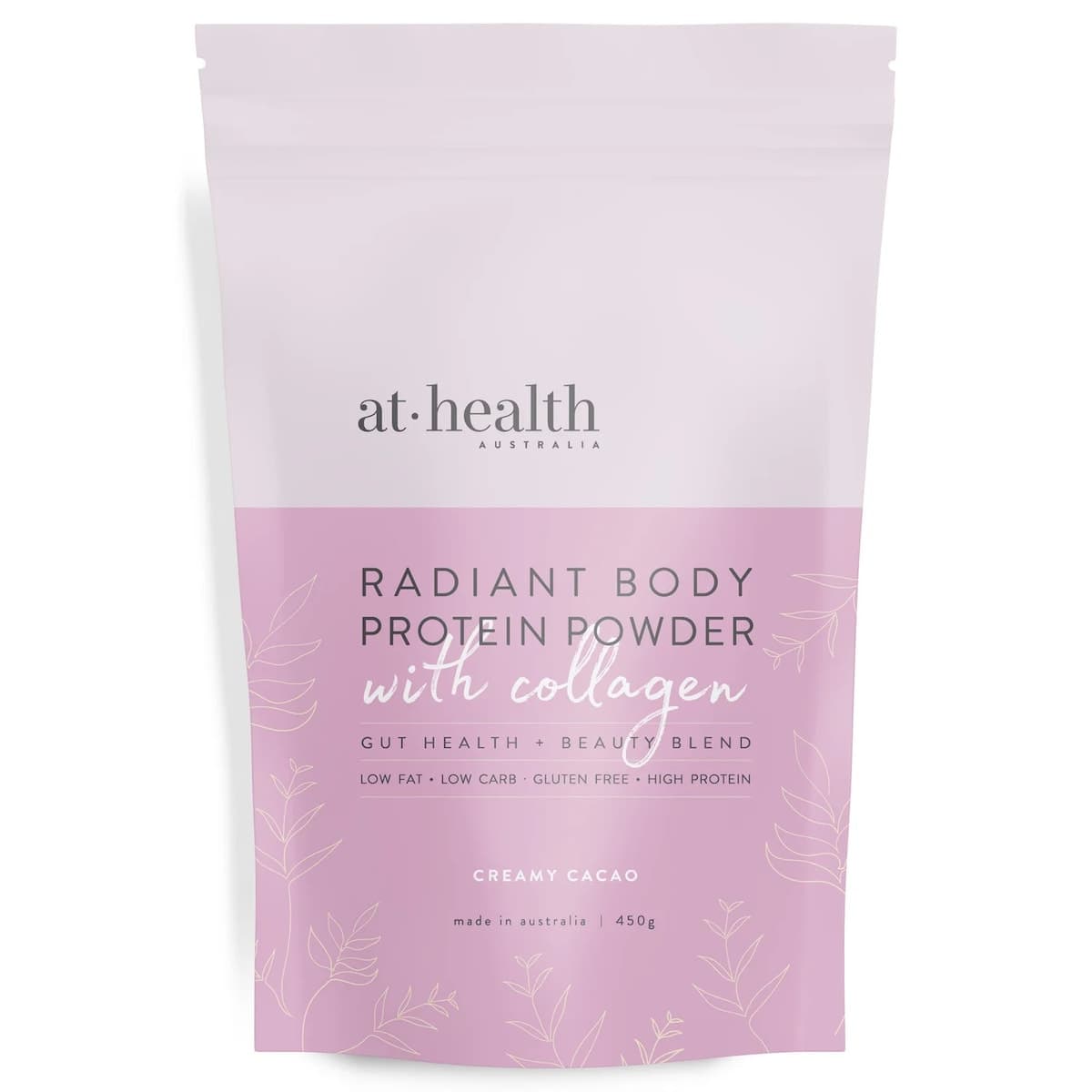 At Health Australia Radiant Body Protein Powder with Collagen-Cacao 900g