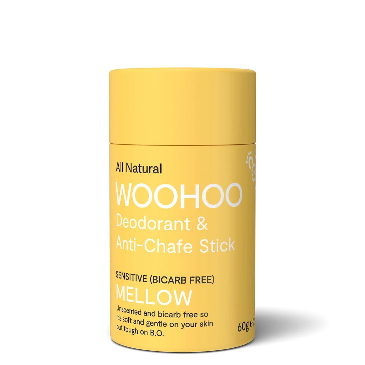 Woohoo Body Deodorant & Anti-Chafe Stick Mellow Sensitive 60g