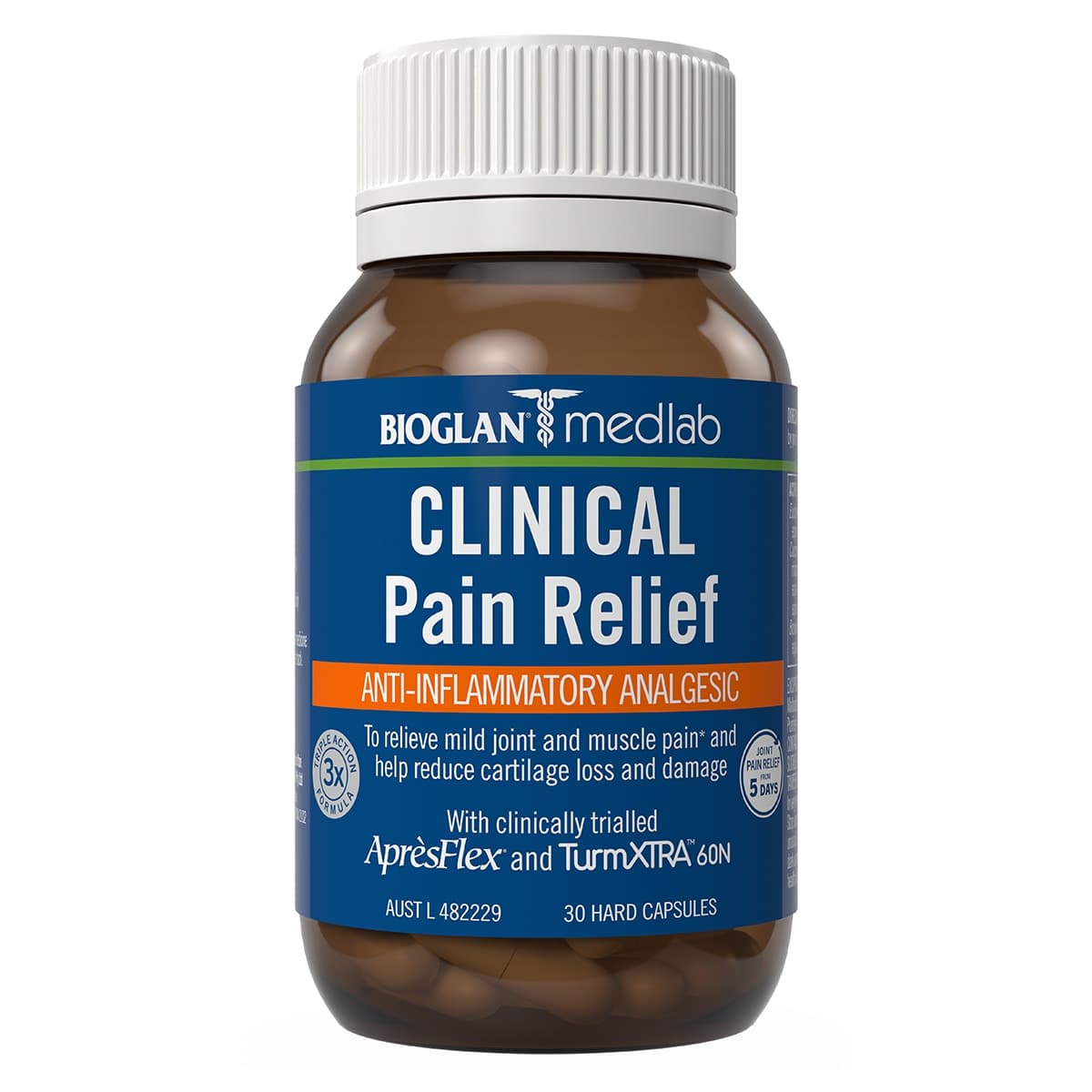 Medlab Clinical Pain Relief 30 Capsules