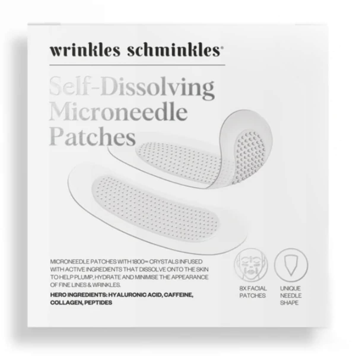 Wrinkles Schminkles Self-Dissolving Microneedle Patches - 4 Pack