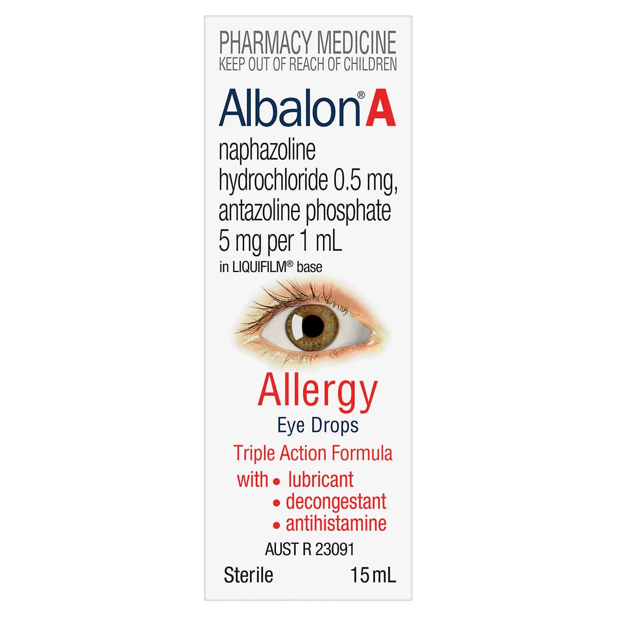 Albalon A Allergy Eye Drops 15ml