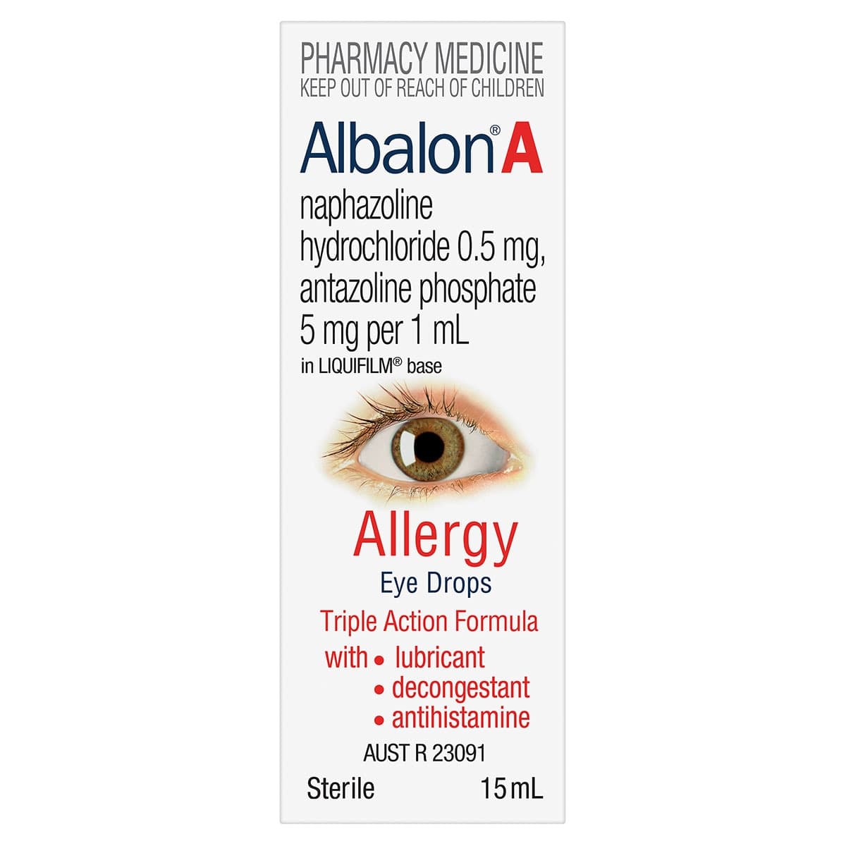 Albalon A Allergy Eye Drops 15ml