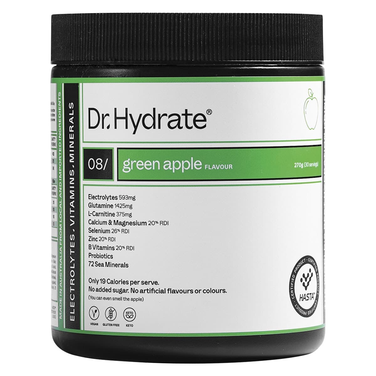 Dr. Hydrate All-In-One Hydration Drink Green Apple 270g