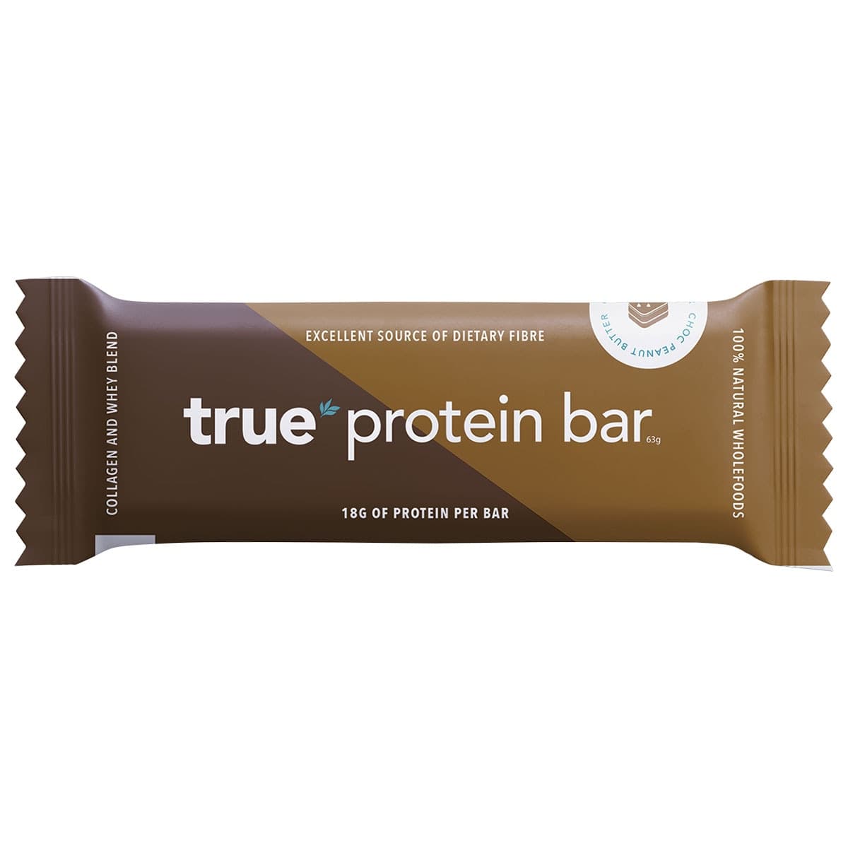 True Protein Protein Bar Choc Peanut Butter 63g