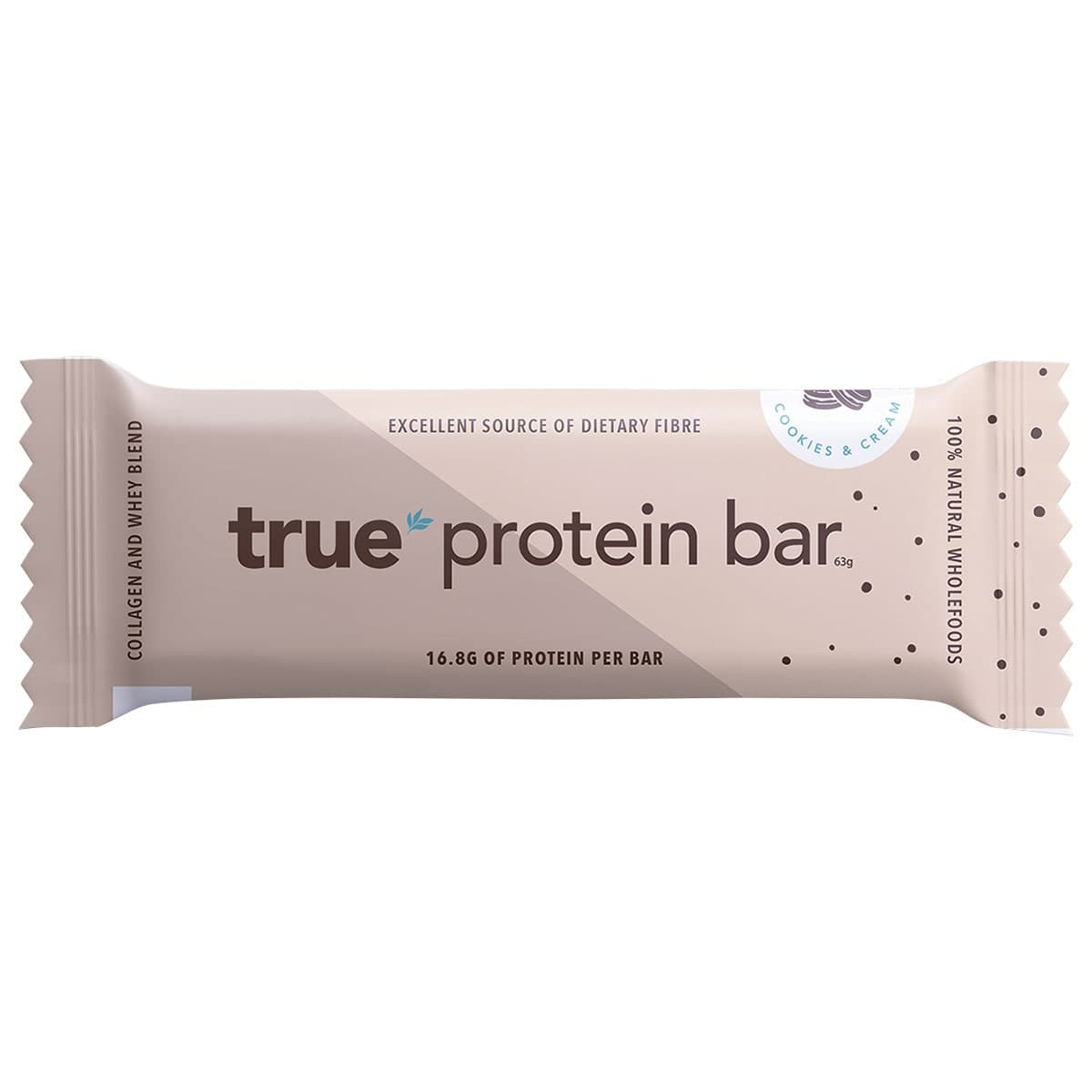 True Protein Protein Bar Cookies & Cream 63g