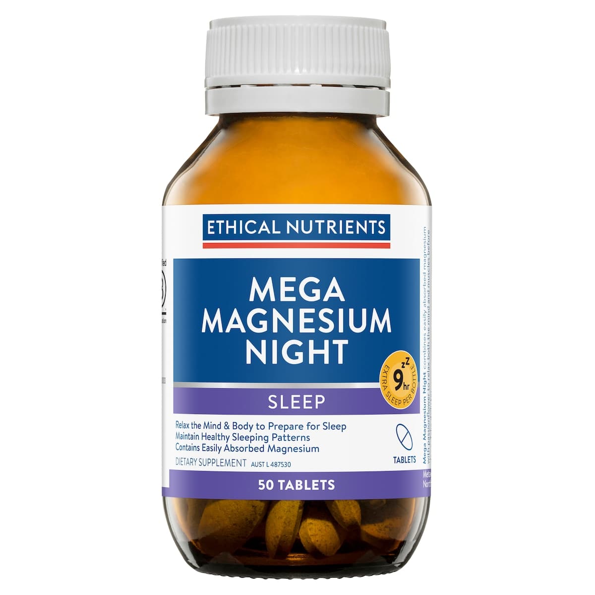 Ethical Nutrients Mega Magnesium Night 50 Tablets