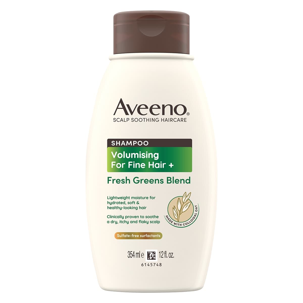 Aveeno Fresh Greens Blend Natural Volumising Shampoo 354ml