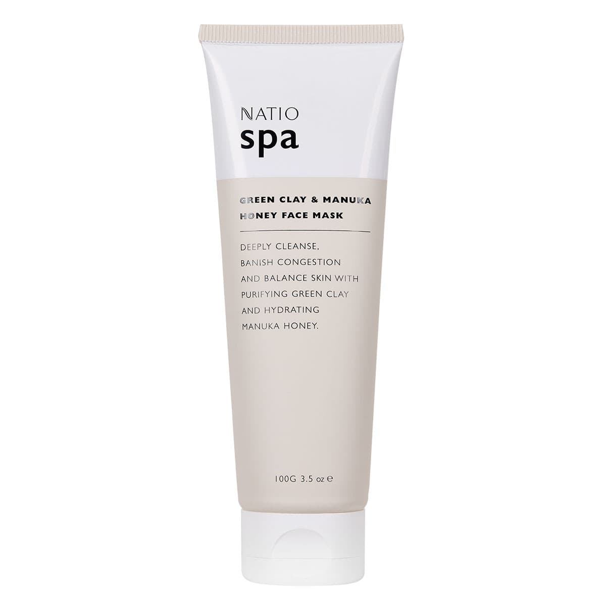 Natio Green Clay & Manuka Honey Face Mask 100g