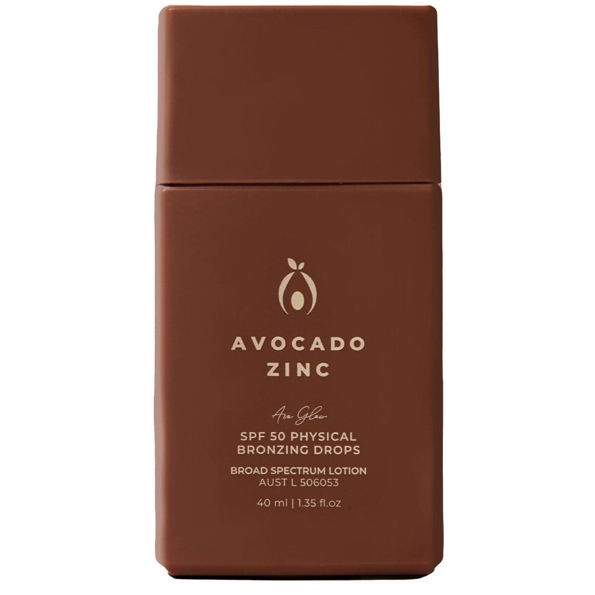 Avocado Zinc SPF50 Physical Bronzing Drops Lotion 40ml