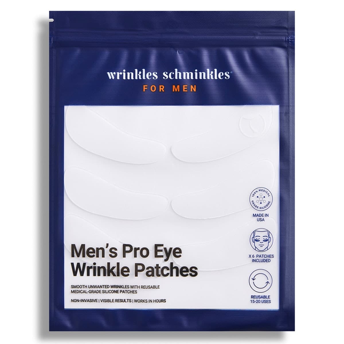 Wrinkles Schminkles Men's Pro Eye Wrinkle Patches - 3 Pairs