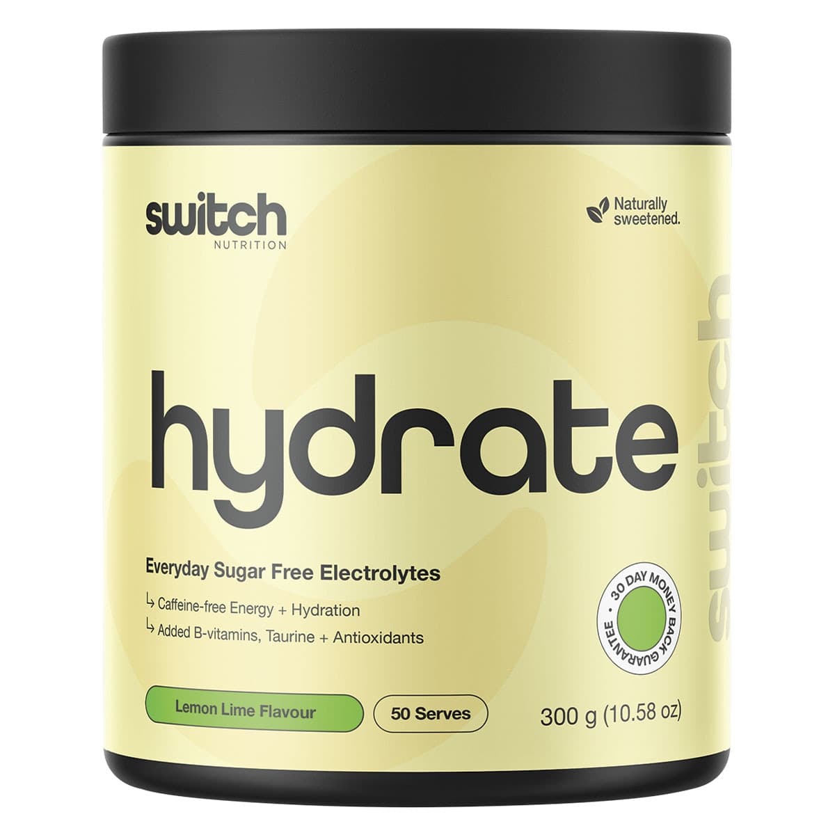 Switch Nutrition Hydrate Sugar Free Electrolytes Lemon Lime 300g