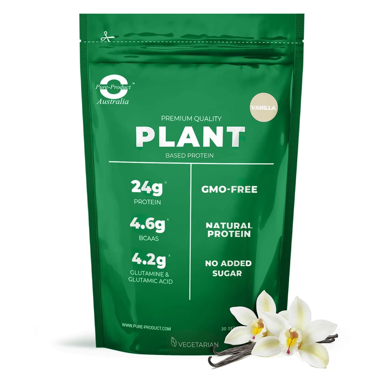Pure Product Australia Plant Protein Powder Vanilla 1Kg