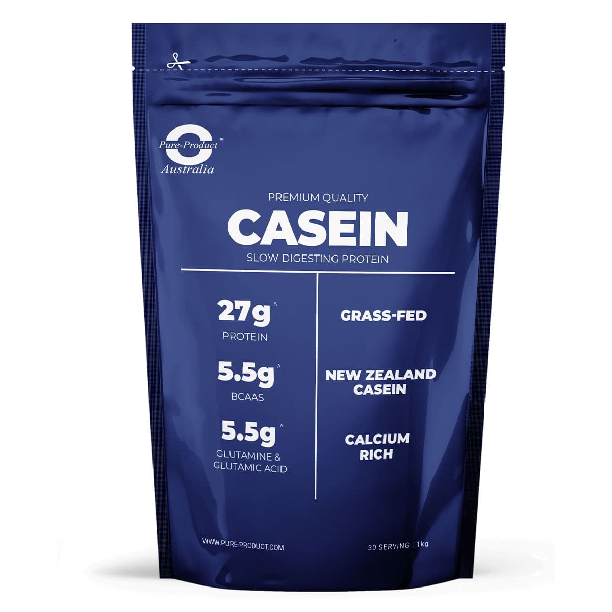 Pure Product Australia Micellar Casein Unflavoured 1Kg