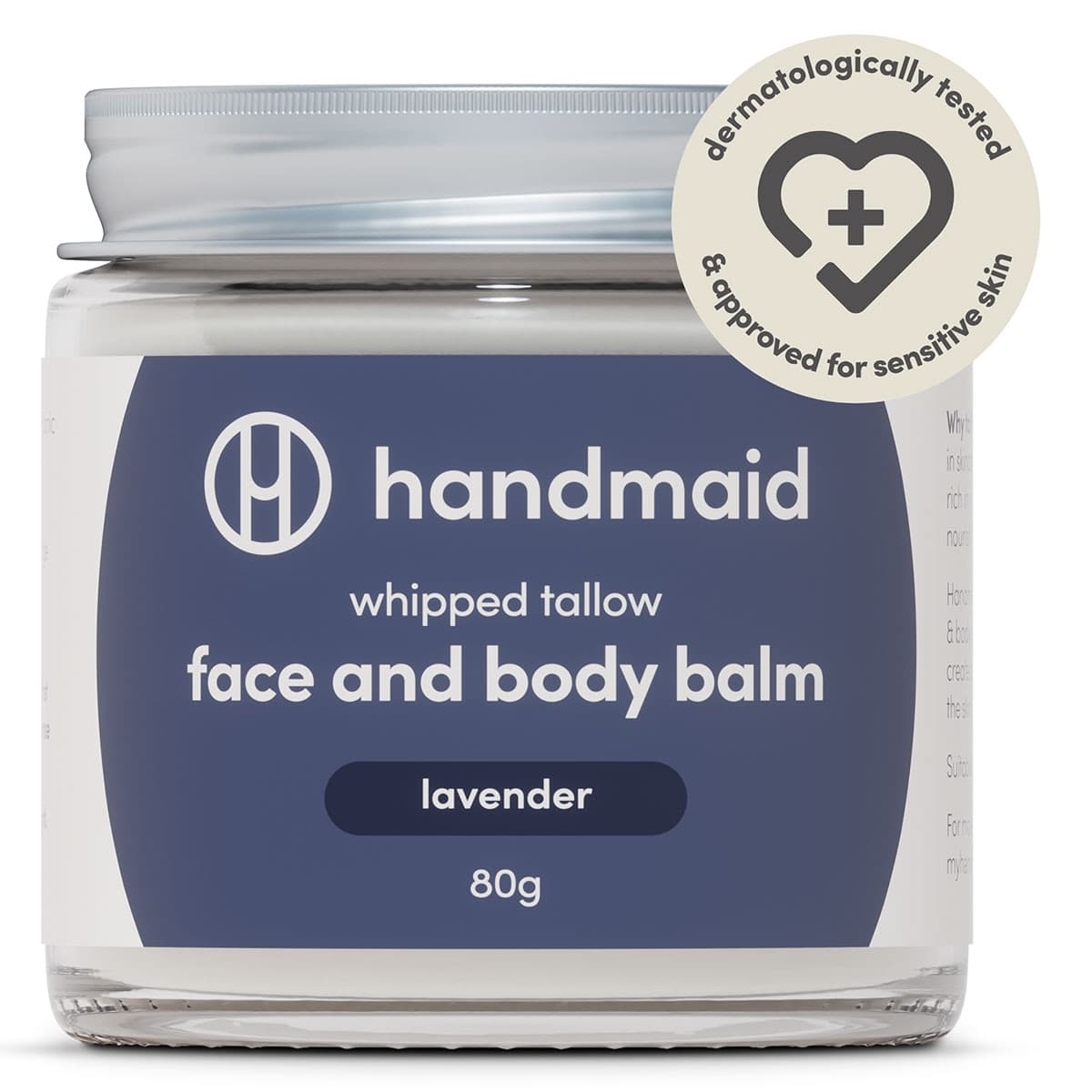 Handmaid Whipped Tallow Face and Body Balm Lavender 80g