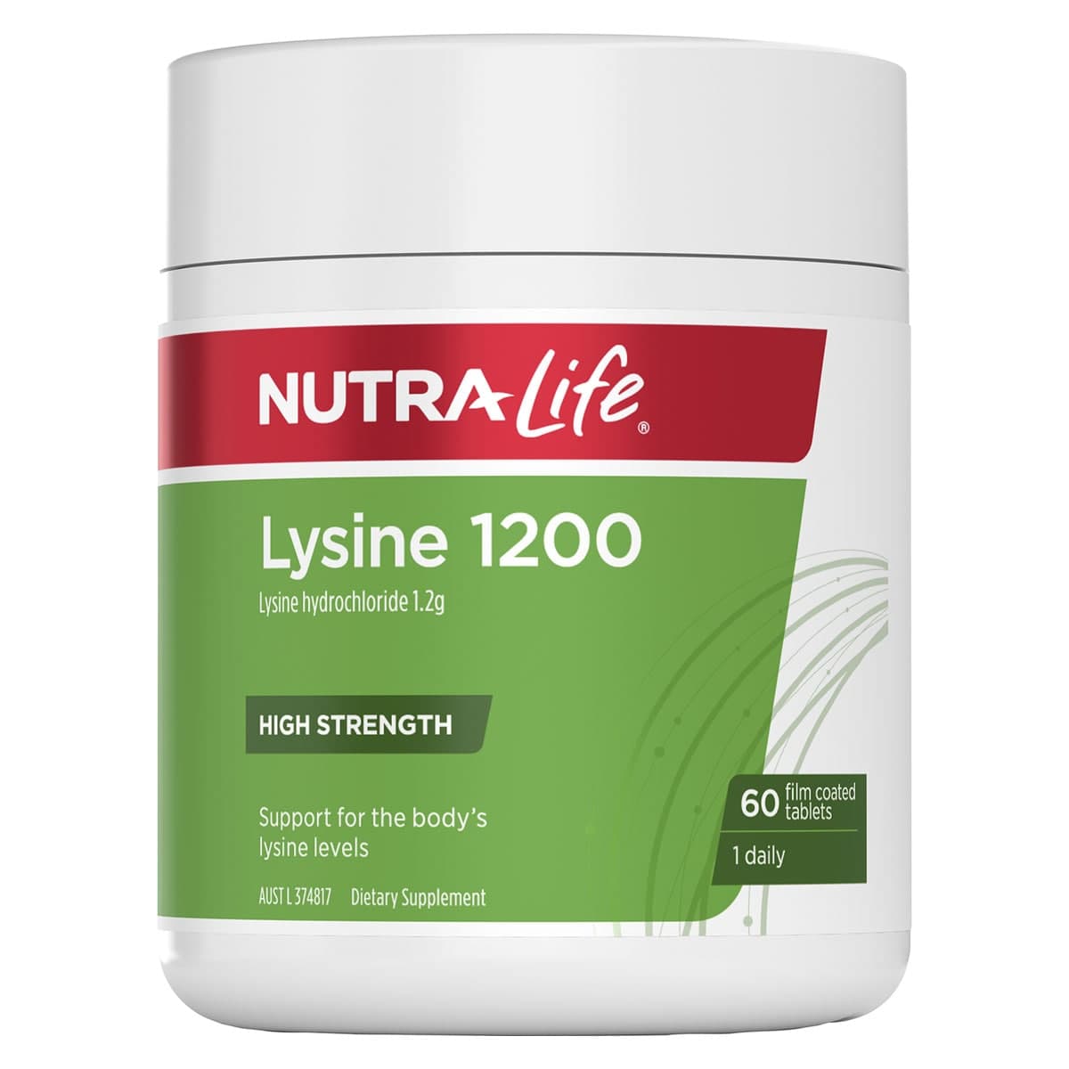 Nutra-Life Lysine 1200mg 60 Tablets
