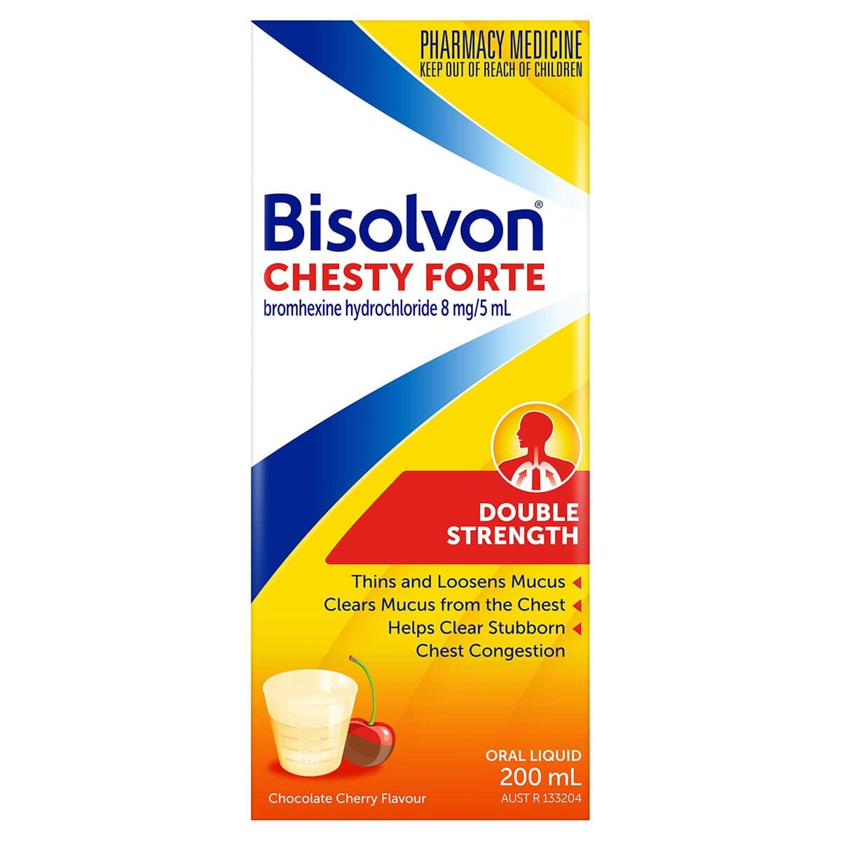 Bisolvon Chesty Forte Cough Liquid 200ml