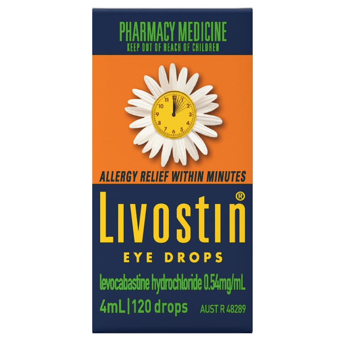 Livostin Allergy Relief Eye Drops Antihistamine 4ml