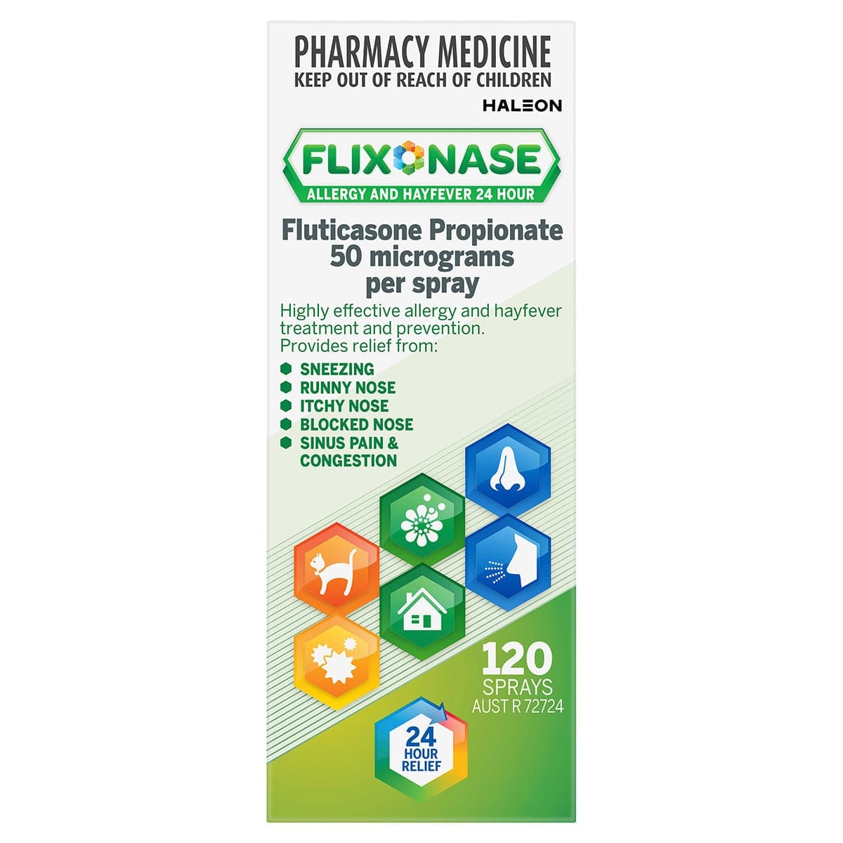 Flixonase Allergy & Hayfever 24 Hour Nasal Spray 120 Doses