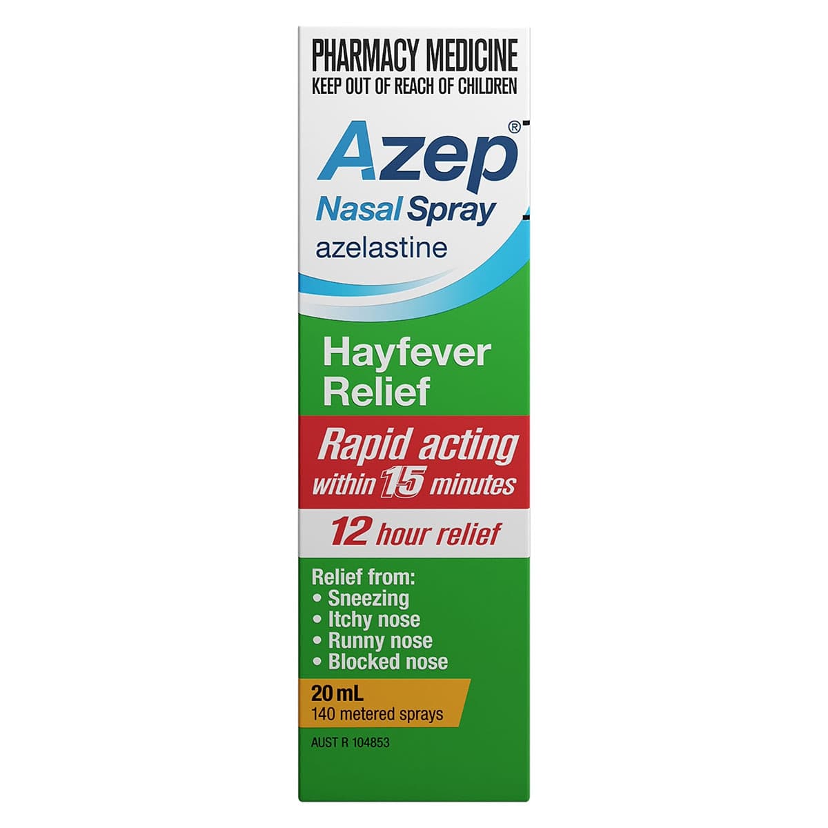 Azep Hayfever Relief Nasal Spray 20ml