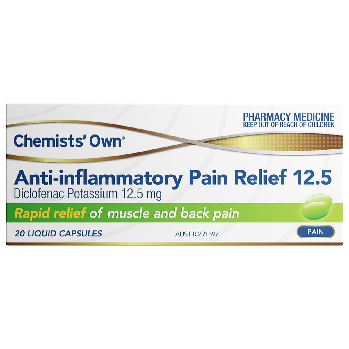 Chemists Own Anti-Inflammatory Pain Relief 20 Liquid Capsules