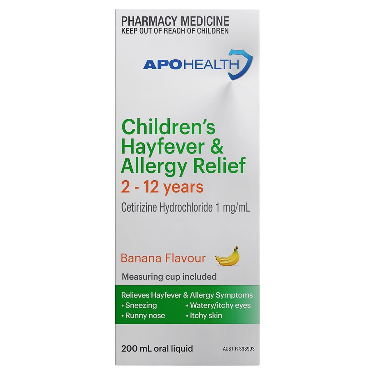 APOHEALTH Children's Hayfever & Allergy Relief 200ml