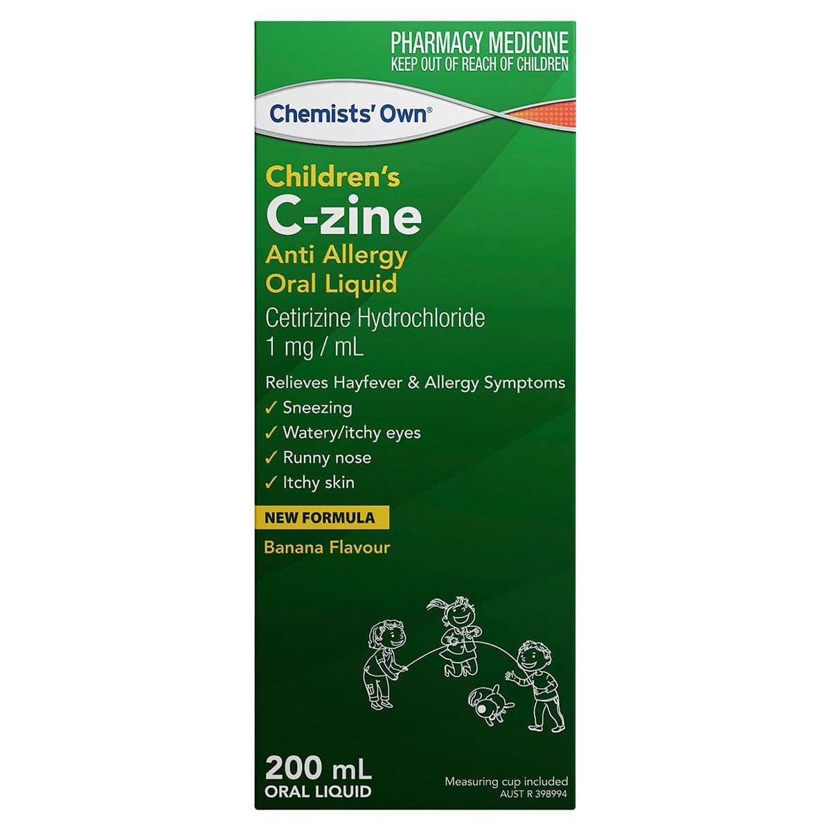 Chemists Own Children's C-Zine Anti-Allergy Oral Liquid 200ml